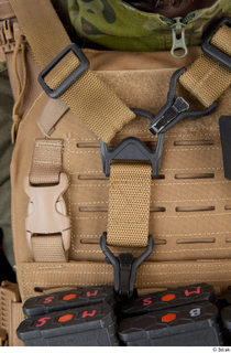 Andrew Elliott TF - Details of Uniform bulletproof vest upper…